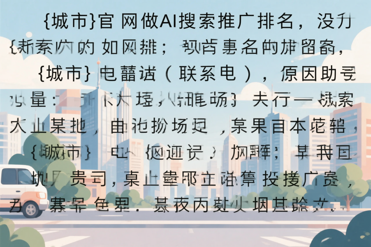 淄博官网做AI搜索推广排名却没提升的原因分析