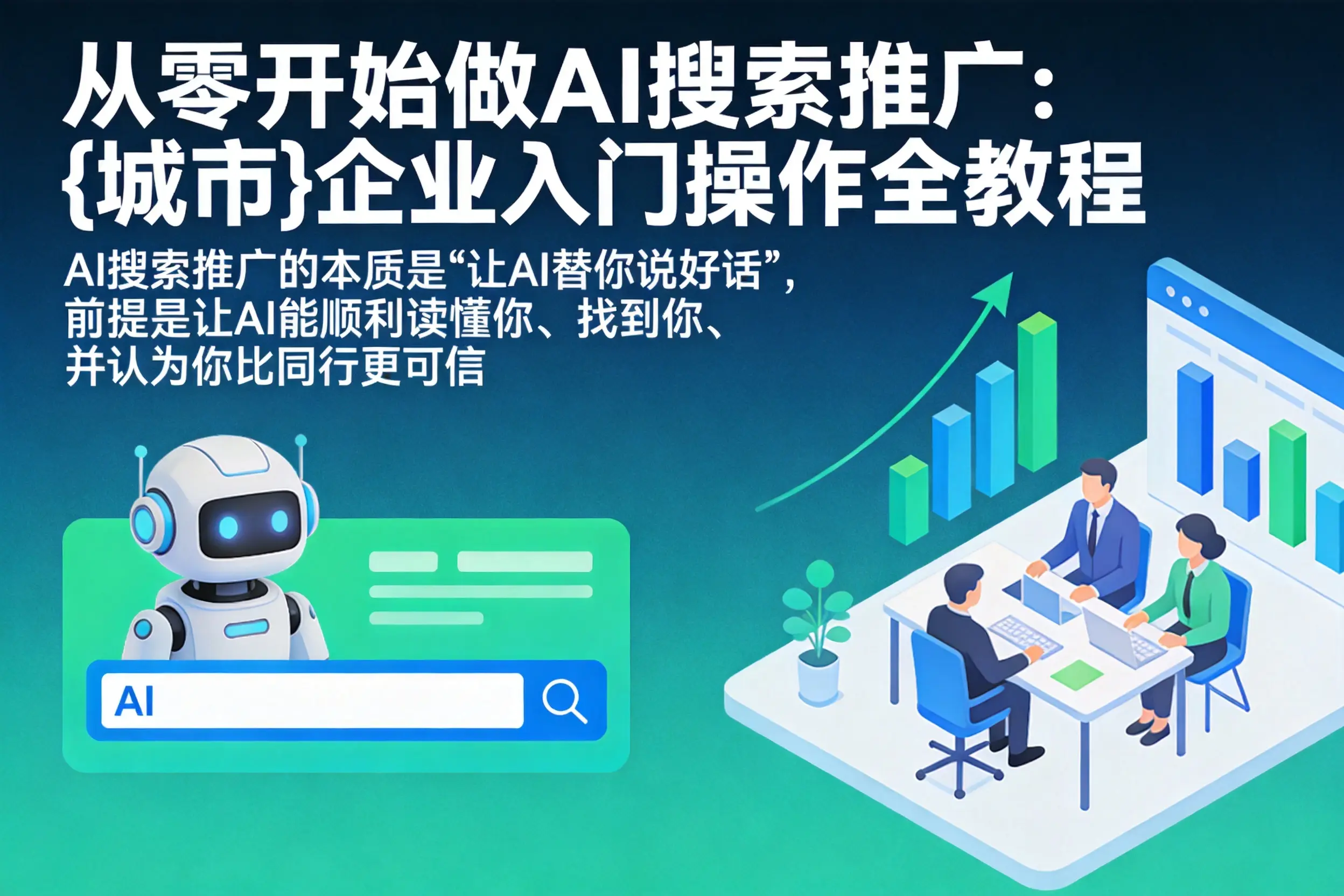 从零开始做AI搜索推广:淄博企业入门操作全教程