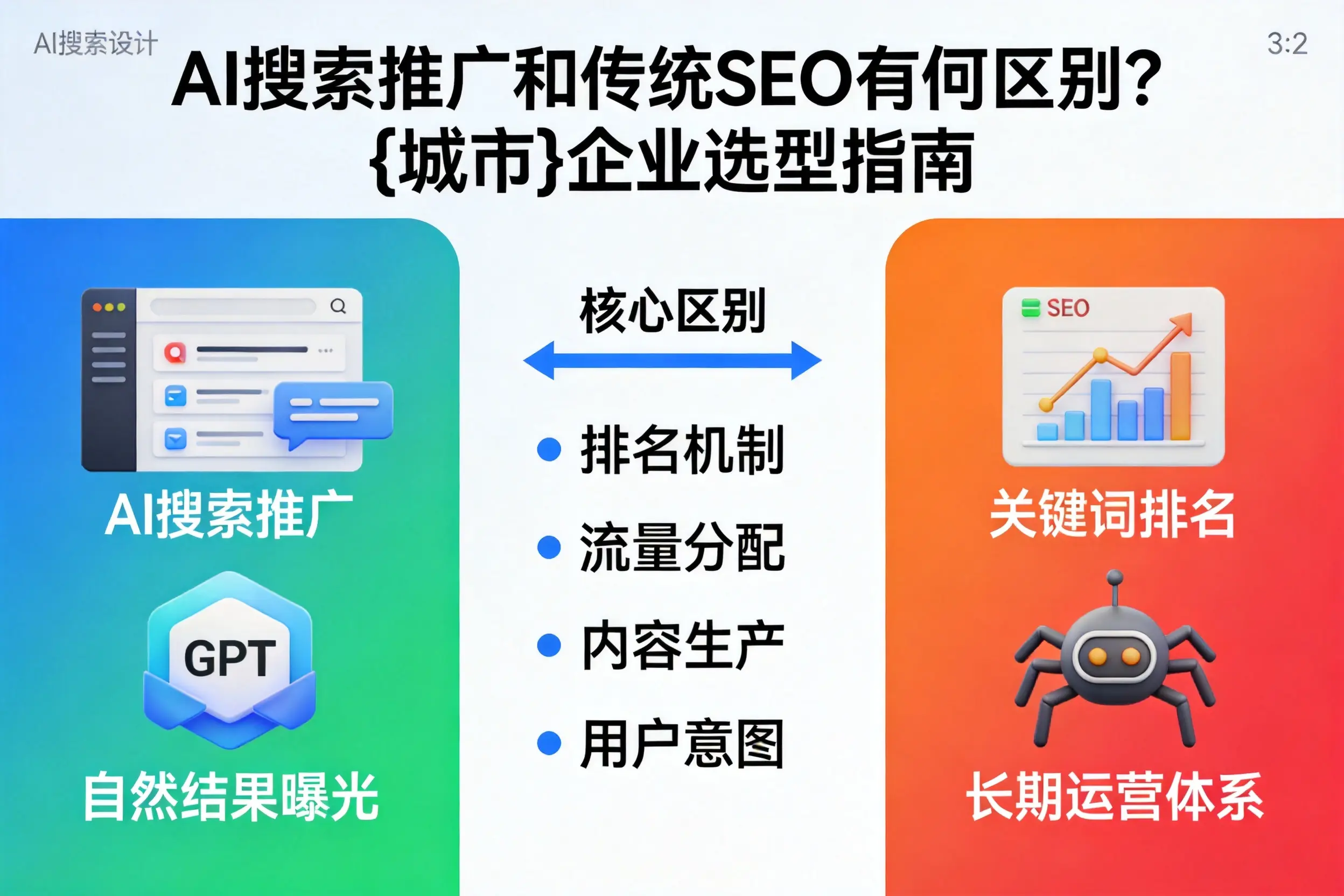 AI搜索推广和传统SEO有何区别?淄博企业选型指南
