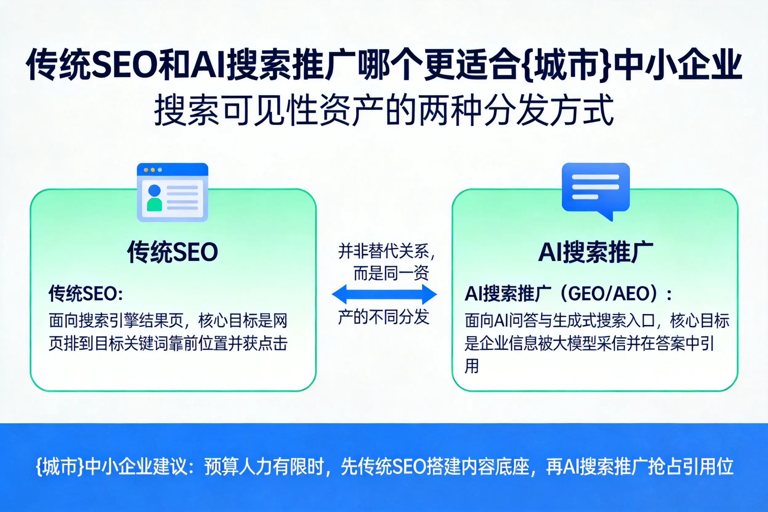 传统SEO和AI搜索推广哪个更适合淄博中小企业