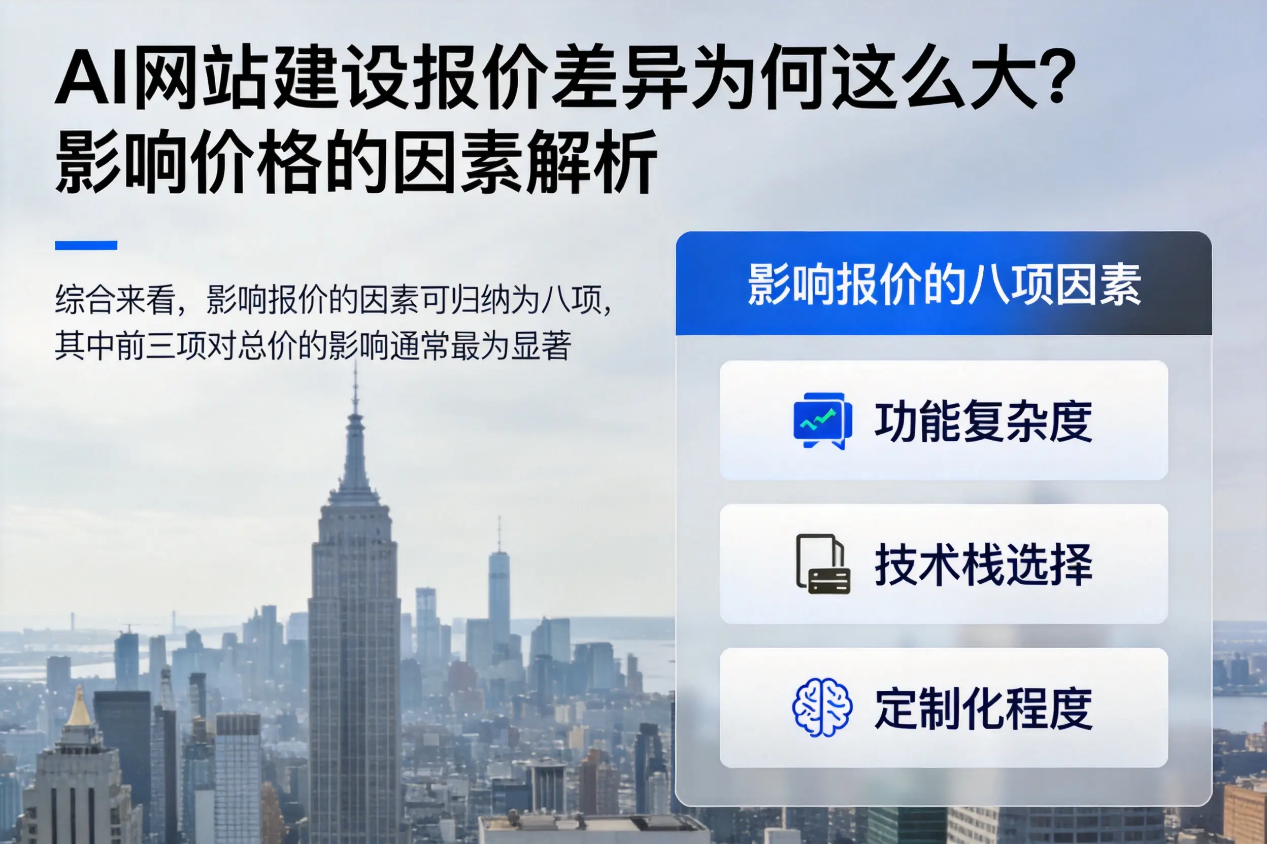 淄博AI网站建设报价差异为何这么大?影响价格的因素解析