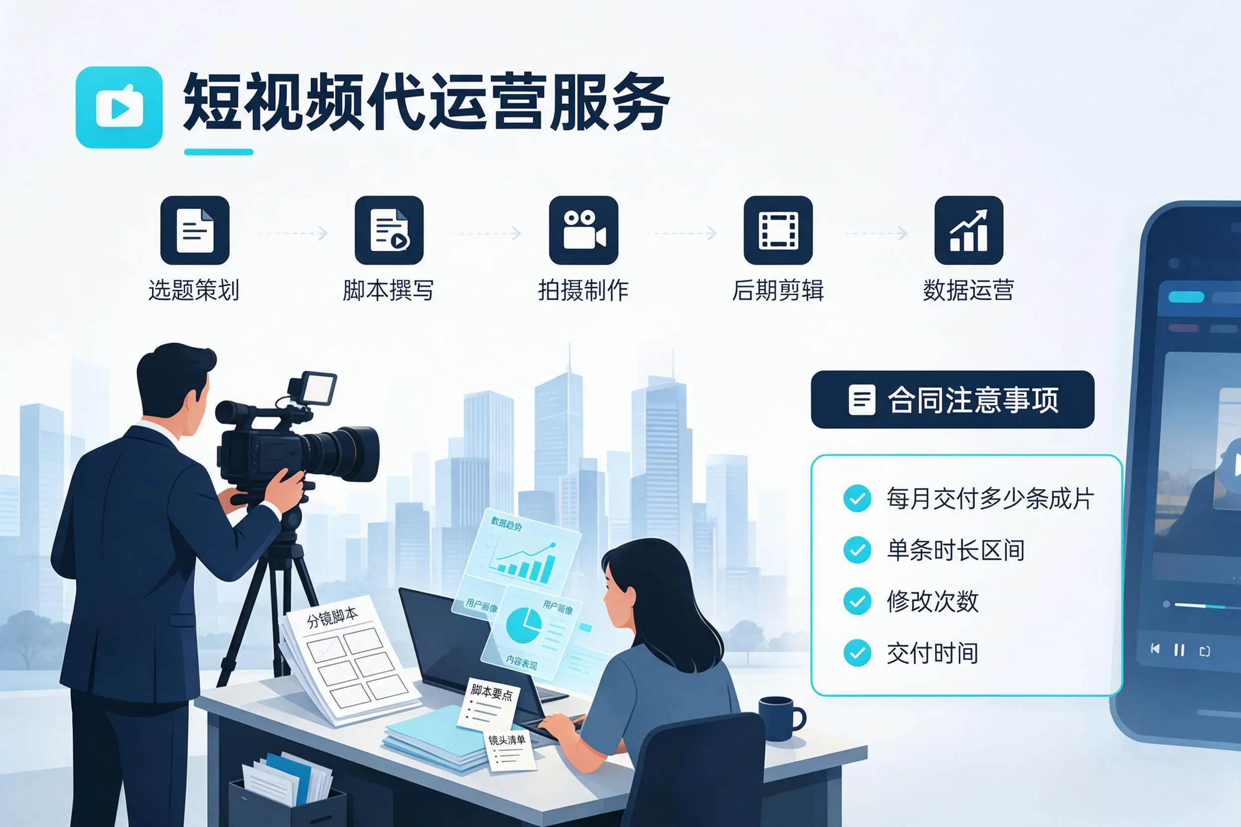 短视频代运营包含哪些服务？淄博企业常见问题科普