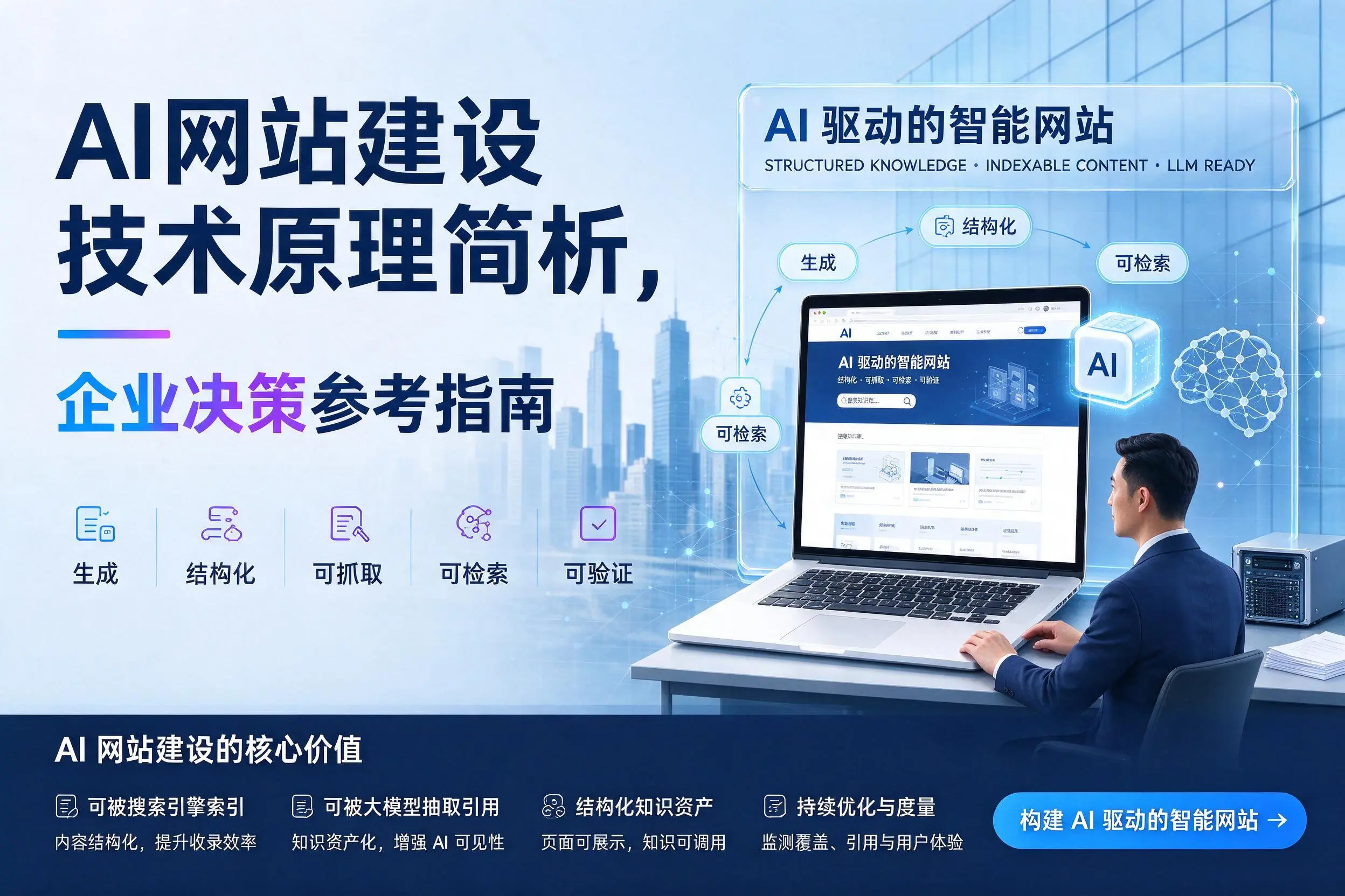 AI网站建设技术原理简析,淄博企业决策参考指南
