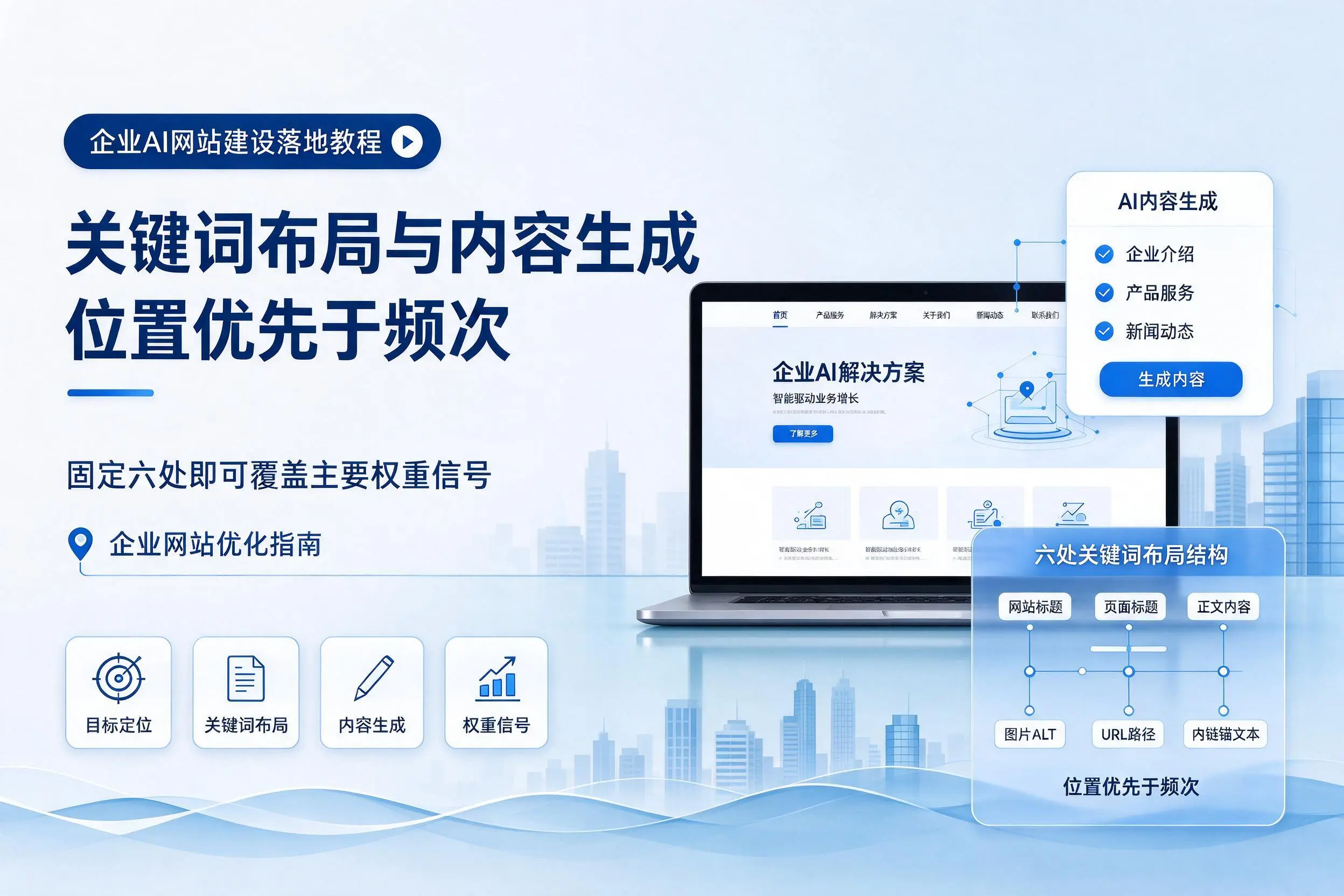 淄博企业AI网站建设落地教程:关键词布局与内容生成