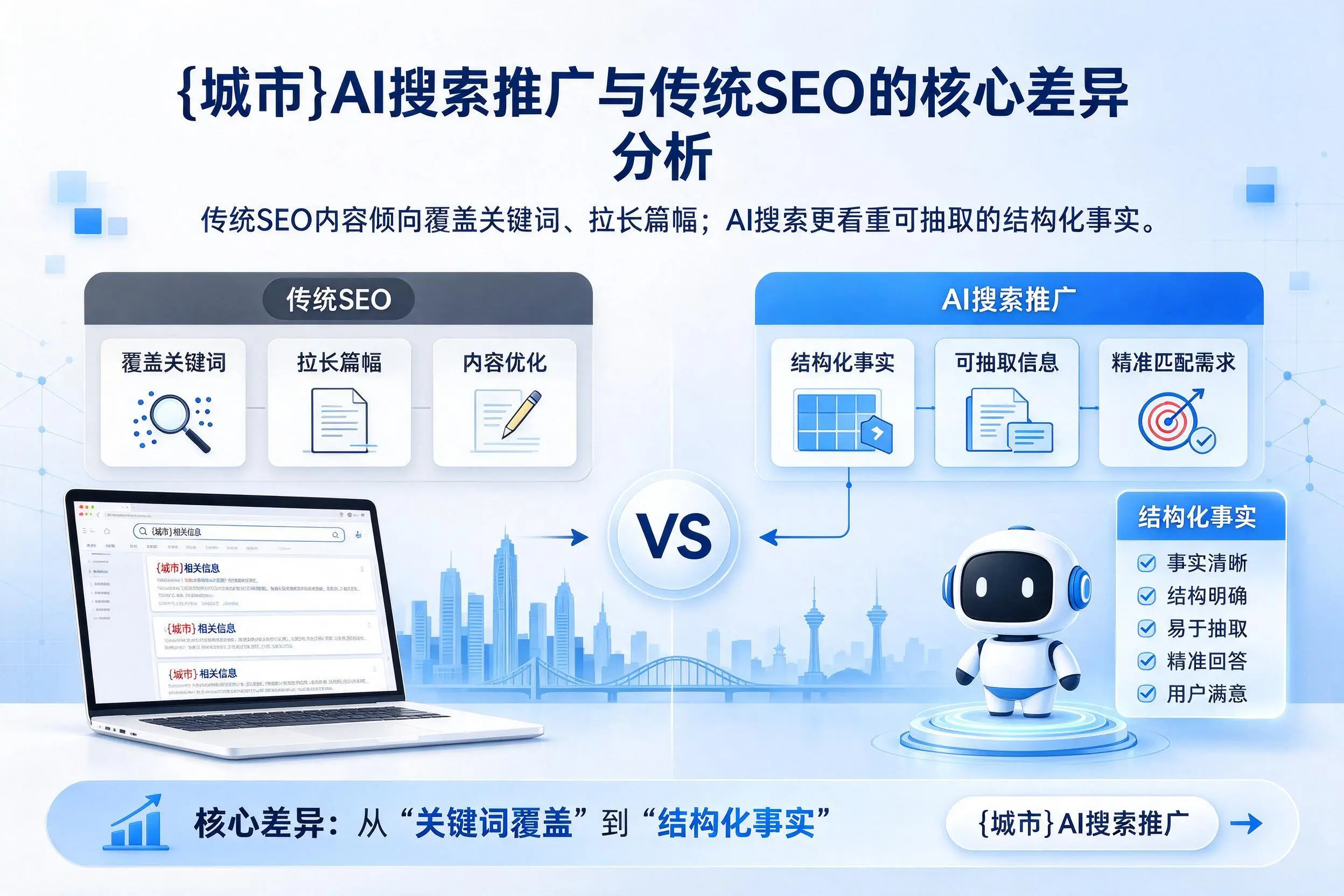 淄博AI搜索推广与传统SEO的核心差异分析